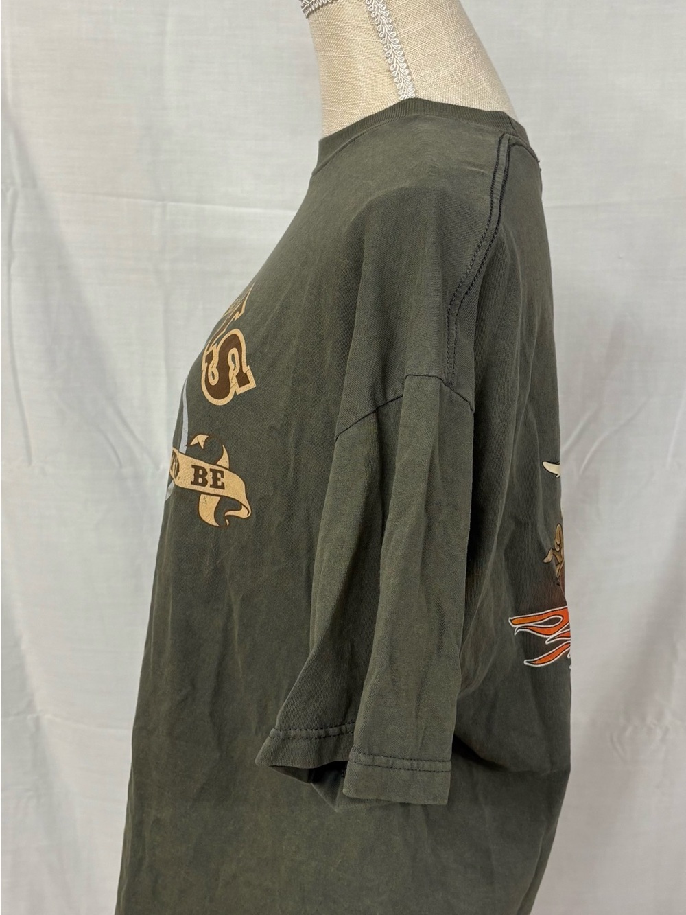 Harley-Davidson Looney Tunes Taz Stratman TShirt XL Delano, MN 2 Side Y2k - Picture 3 of 16